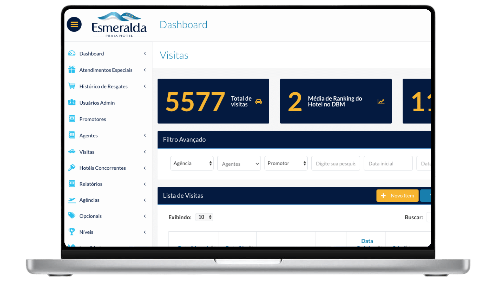 CRM para resort e hotéis